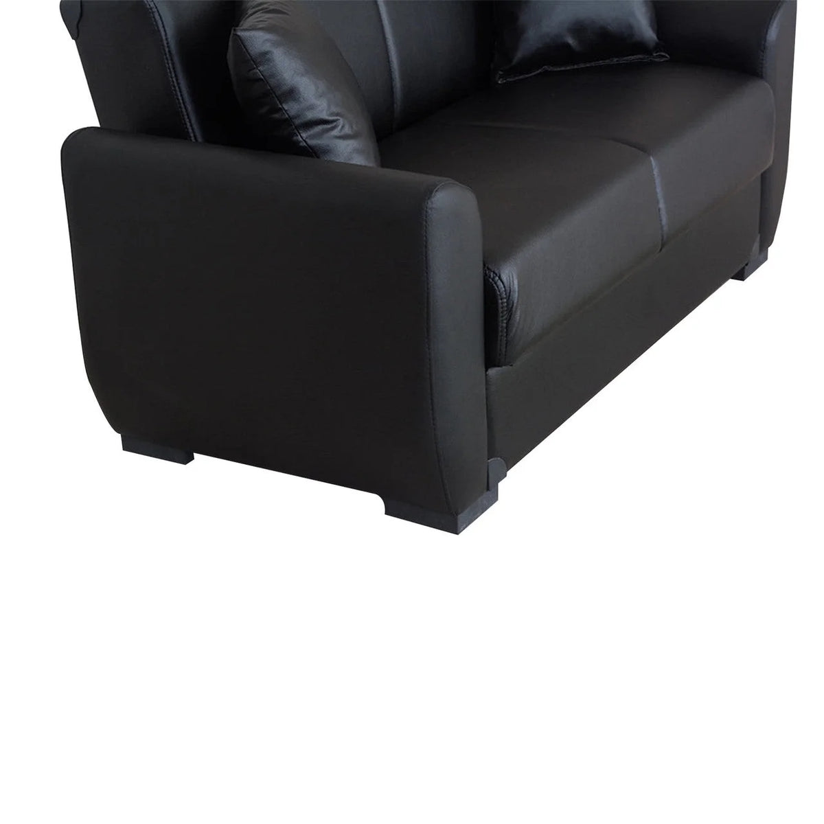 Black PU Leather Sofa Bed K205264