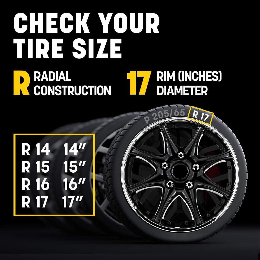 Matte Black Wheel Cover 17" Set of 4 J564557