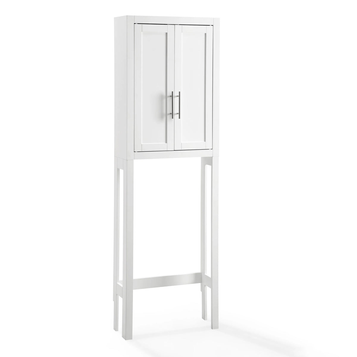 White/Nickel Wood/Metal Spacesaver F85779