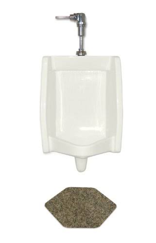 Gray 12/Pack Antimicrobial Urinal Mats F5036