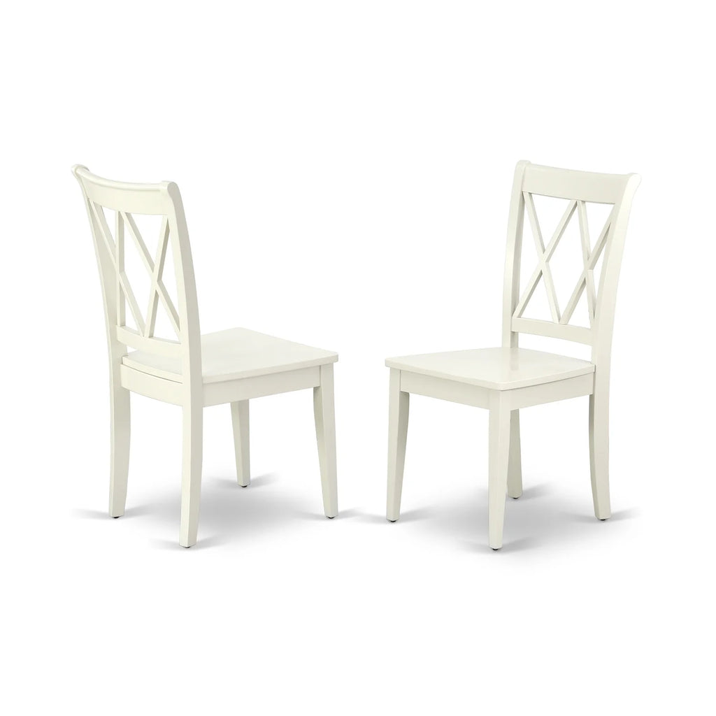 7Pc Oval 42/60 Inch Table With 18 In Leaf And 6 Double X Back Chairs Q51122