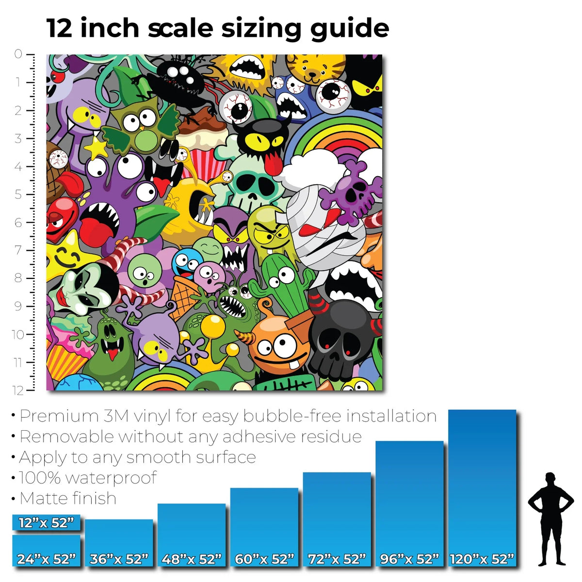 60” x 52” Vinyl Wrap Sheet B579280