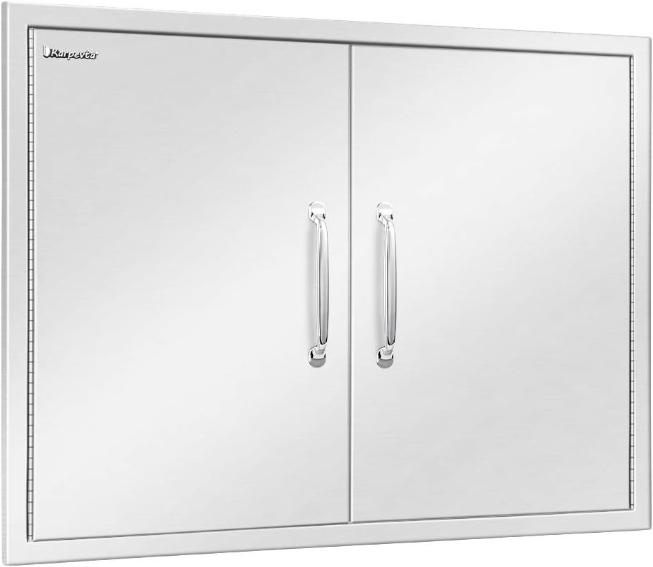 Stainless Steel Outdoor Kitchen Double Access Door K67880