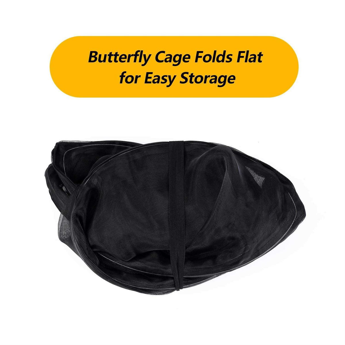 Collapsible Mesh Insect Cage with Zipper Protection M770