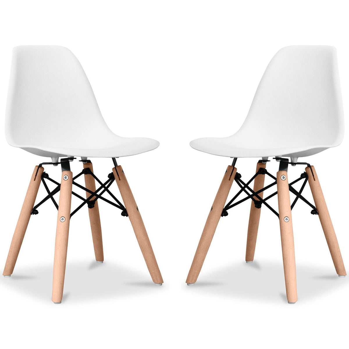 White Kids Playroom Chair 2-Pack T6180