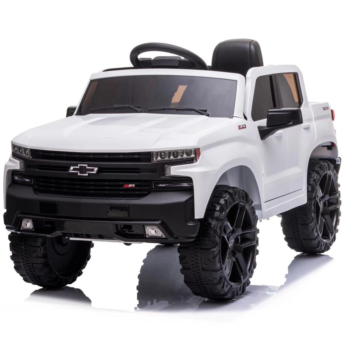 12V Battery Powered Licensed Chevrolet Silverado Truck - Red V983