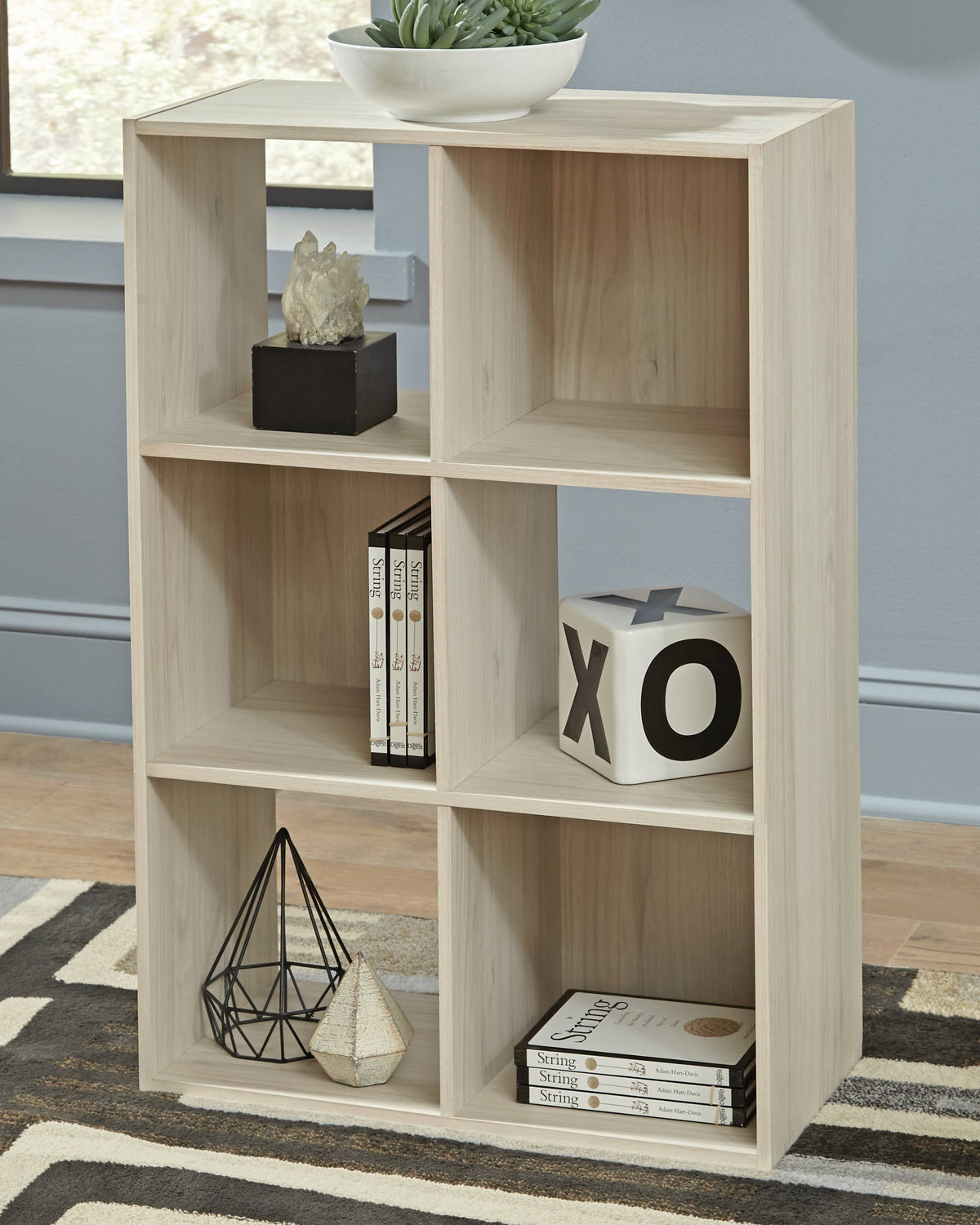 Natural Six Cube Organizer W539