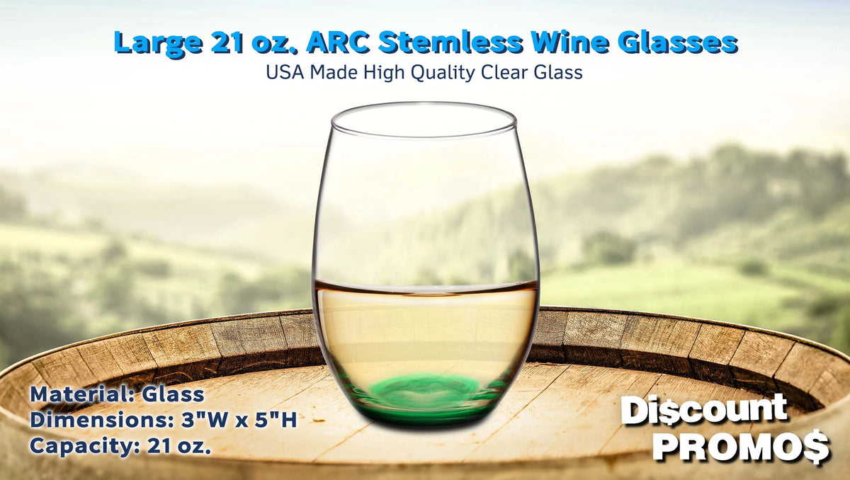 Stemless Wine Glasses Set V793
