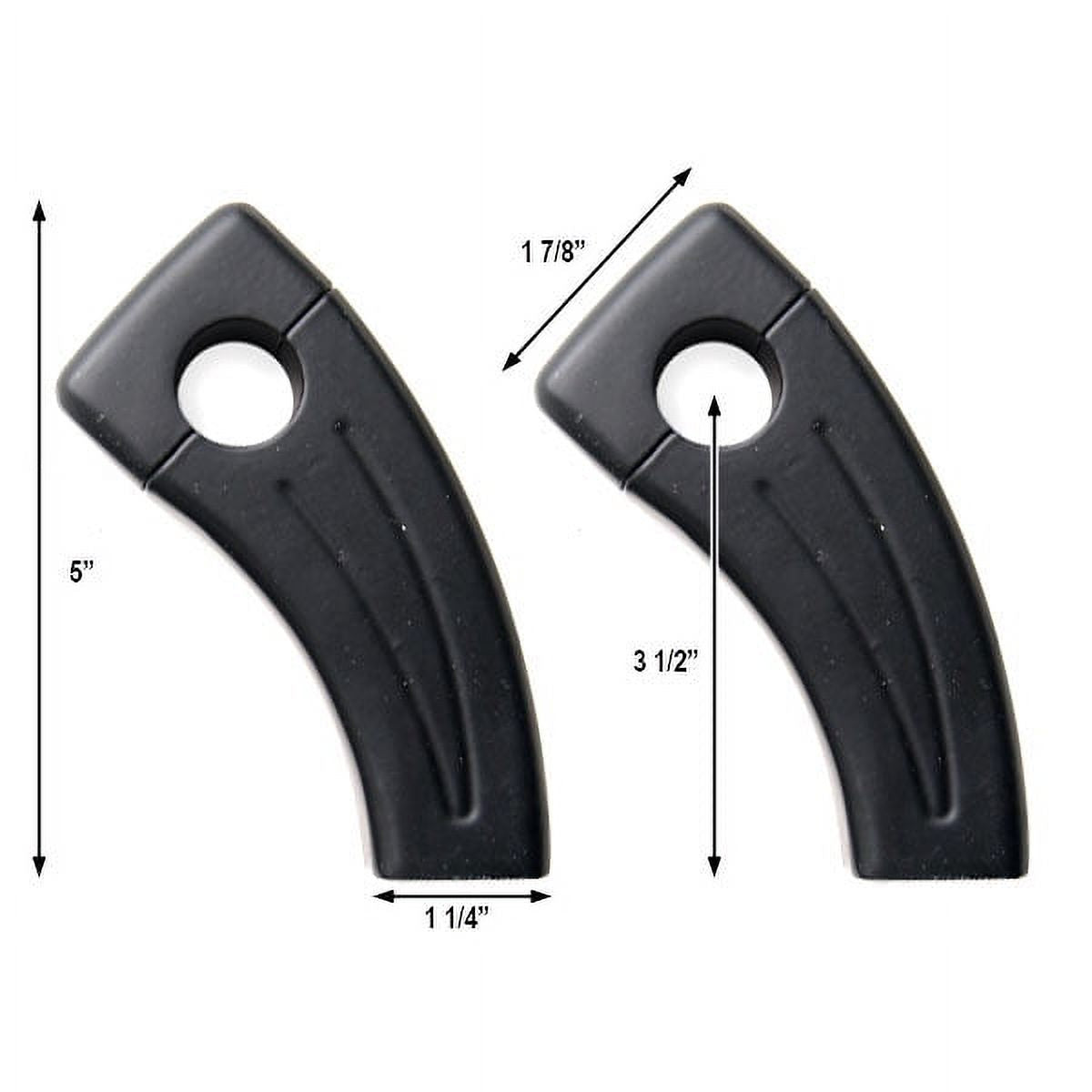 3.5" Black Bike Handlebar Pullback Risers 7/8" A48083