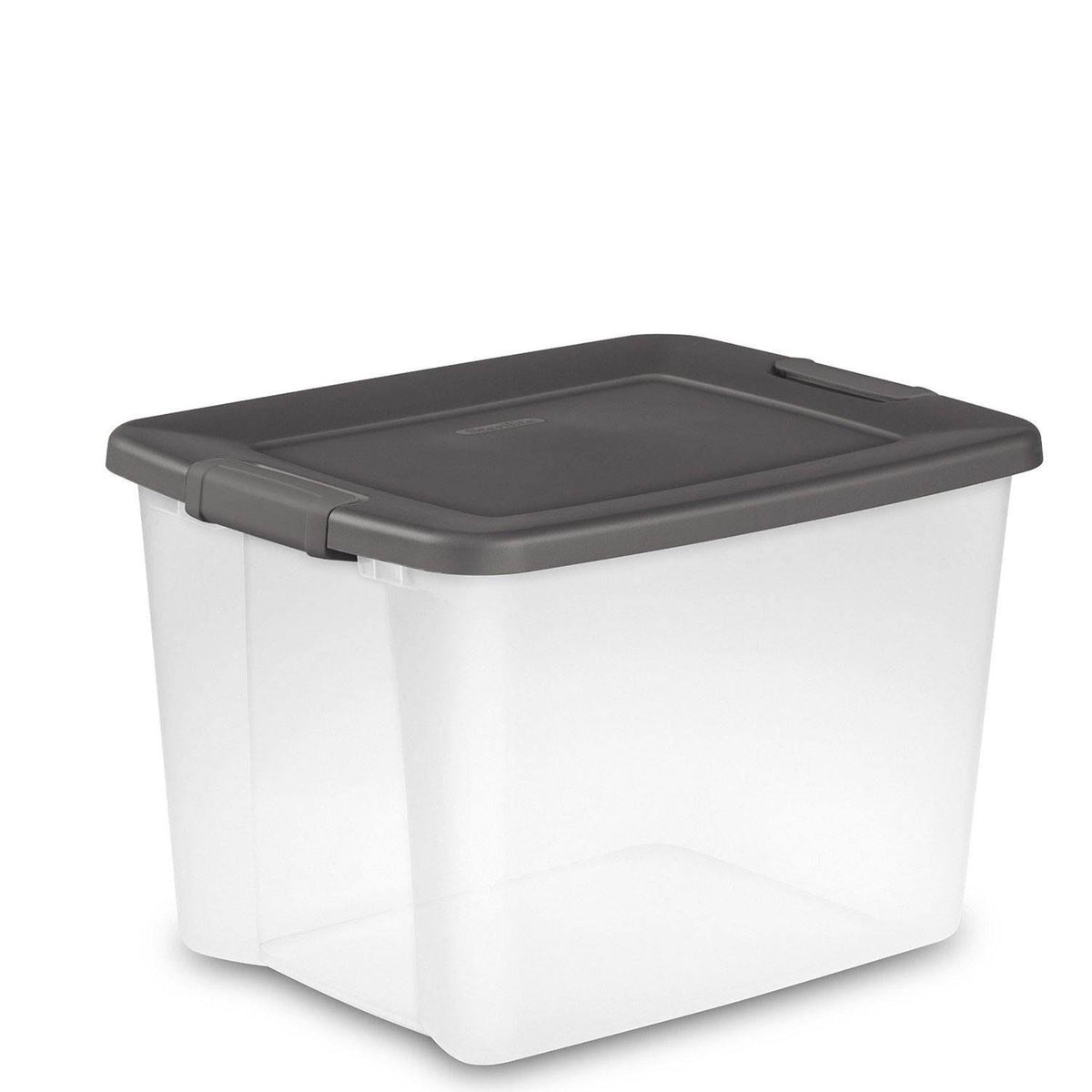 50 Quart Clear Stackable Latching Storage Tote (18 Pack) W21237