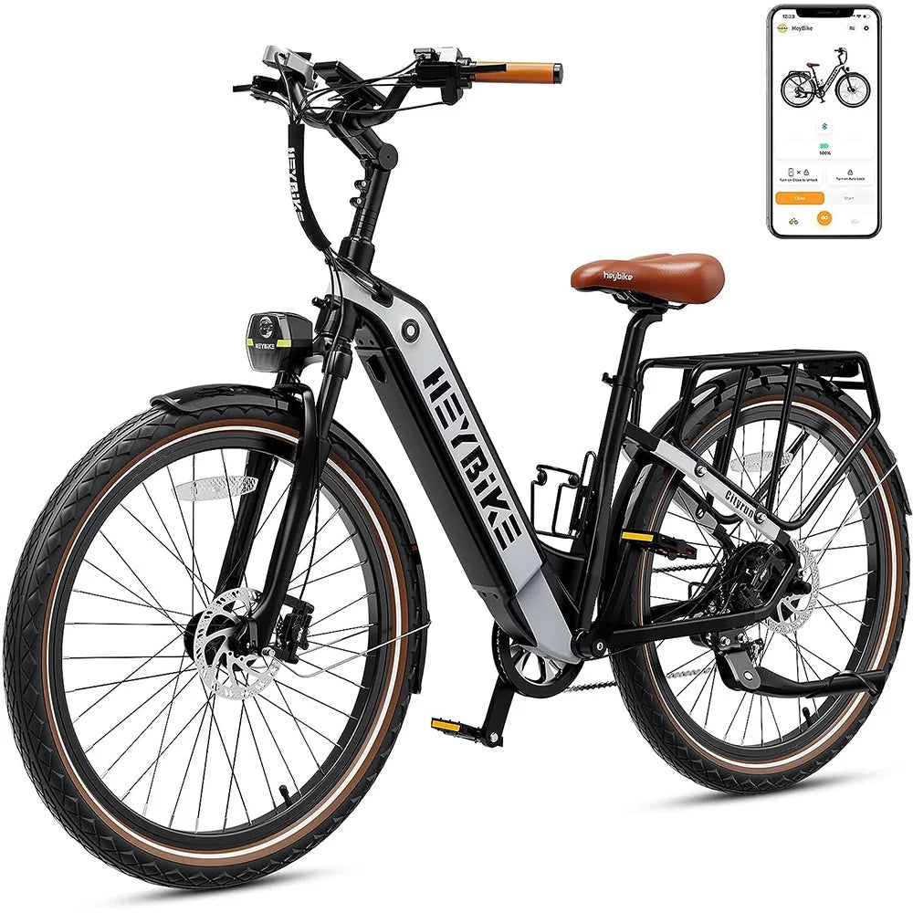 500W 26" Electric Hybrid Bike with 48V 15Ah Removable Battery P6329