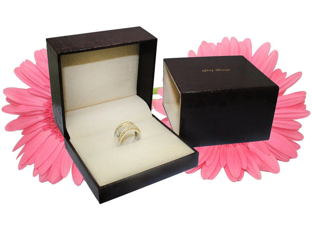 14K White Gold Diamond Wedding Ring Set 1.25 Carat Total Weight X649520