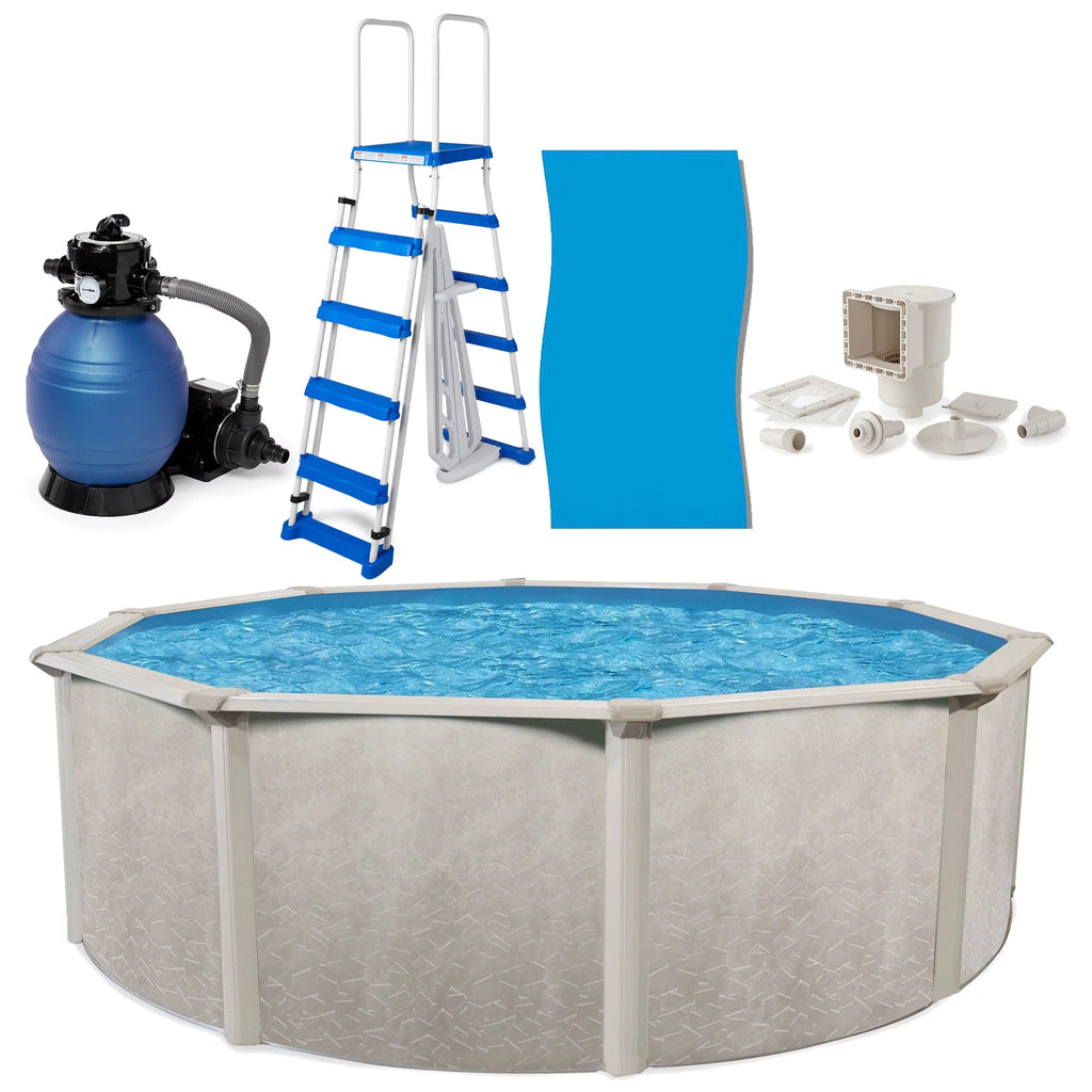 18'x52 Above Ground Pool with Filter, Ladder, Liner, Skimmer Y7108