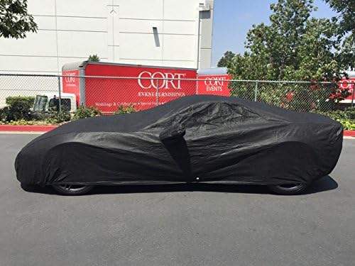 5 Layer Heavy Duty Waterproof Black Car Cover T2210