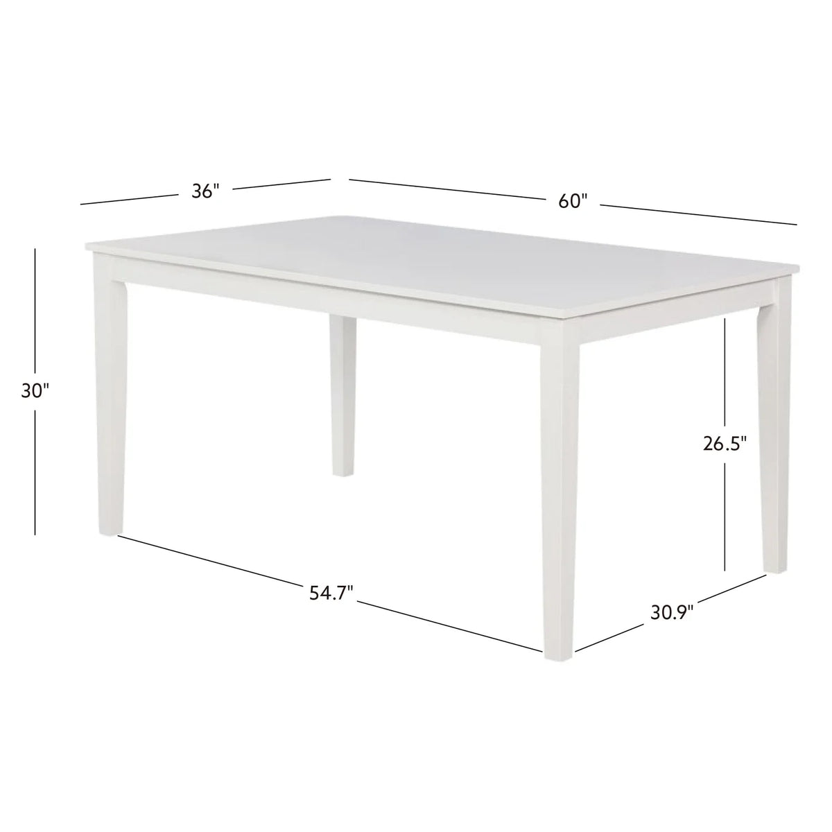 White Dining Table N1841