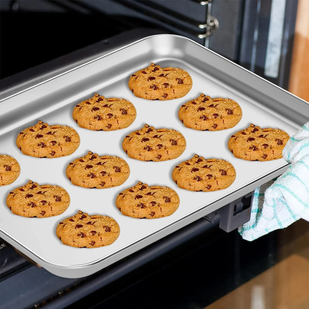 Stainless Steel Baking Sheet with Rack Set 16 x 12 Inch E996914