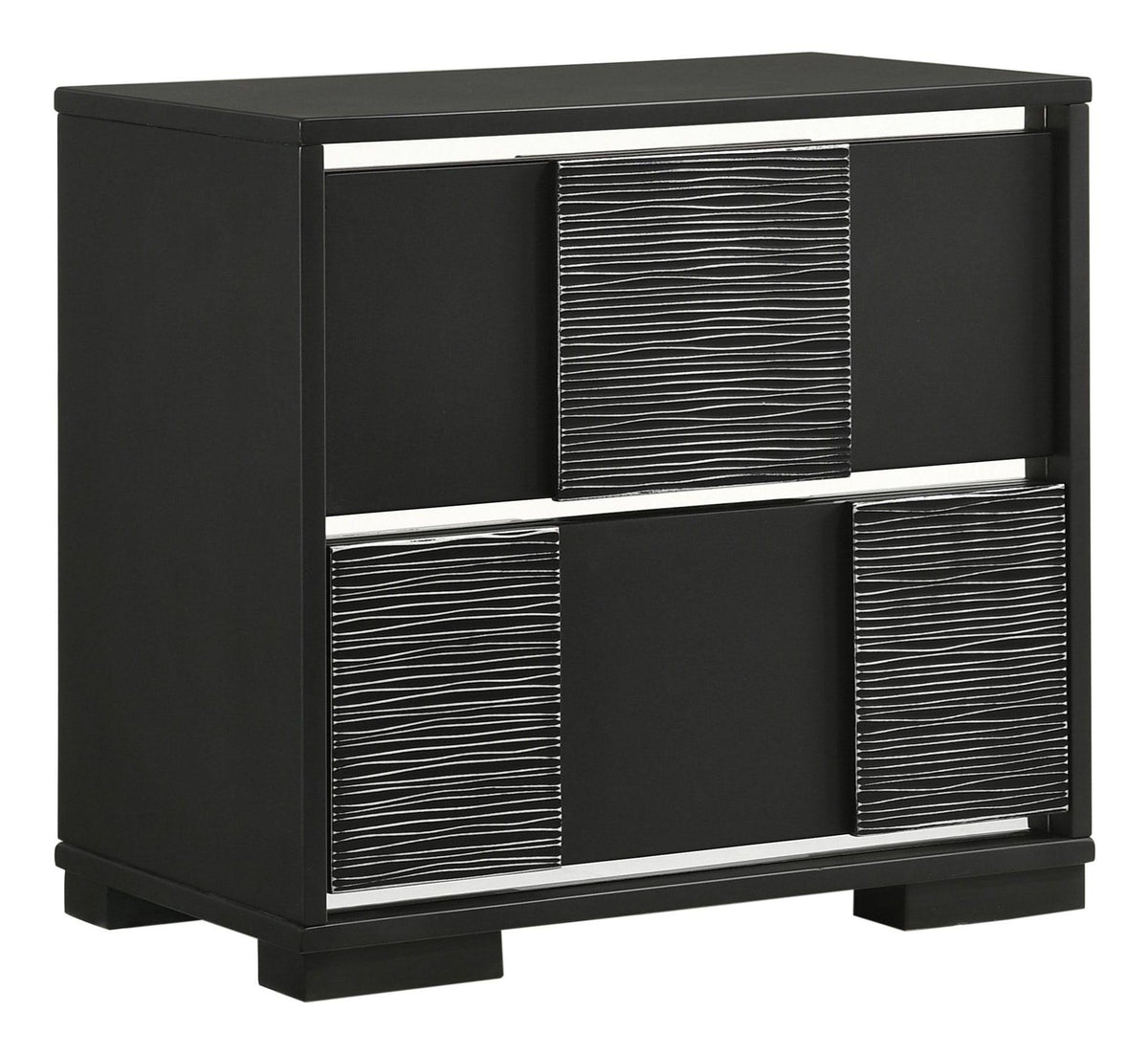 Black Nightstand T190