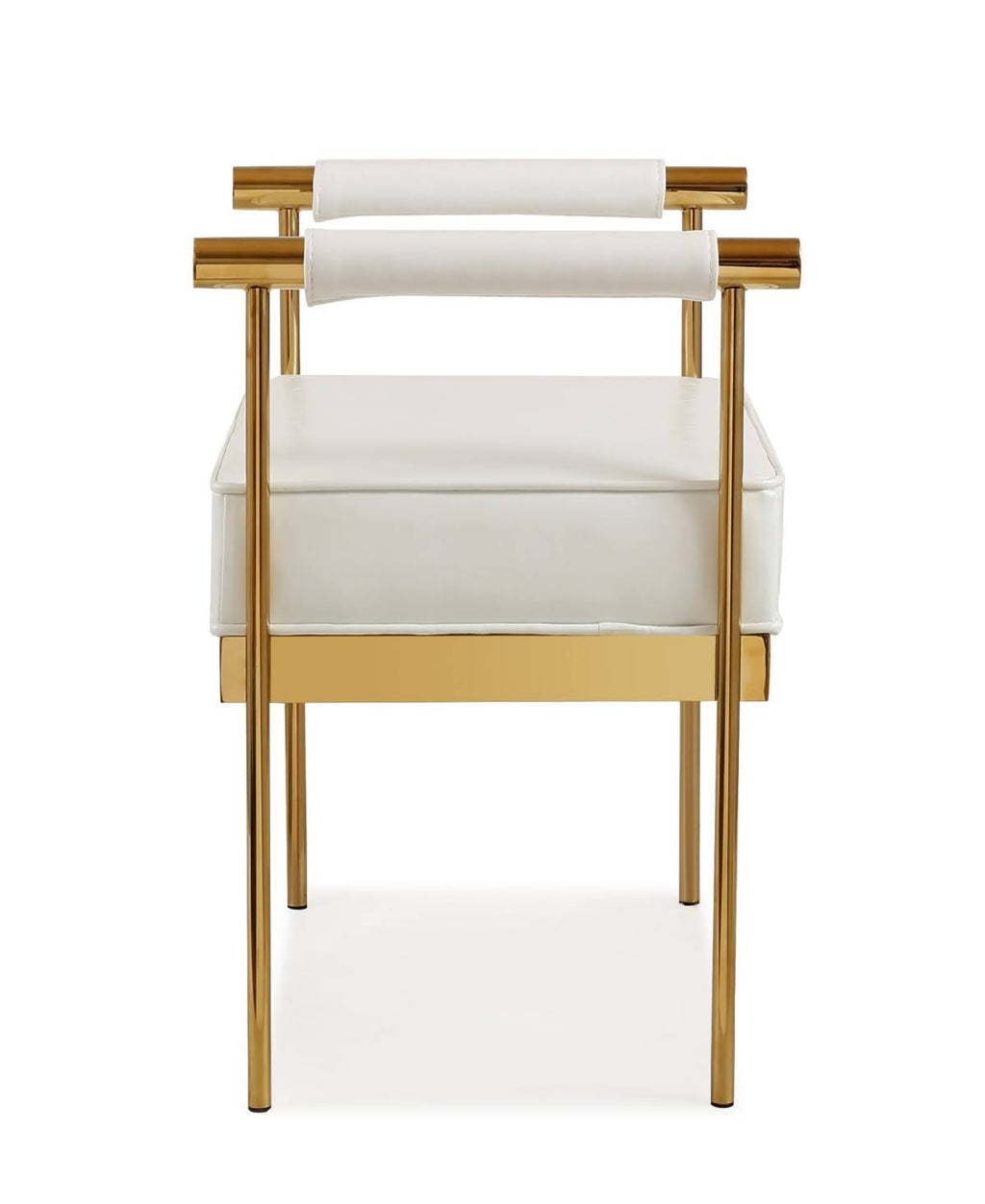 White Eco-Leather Bench Z204606