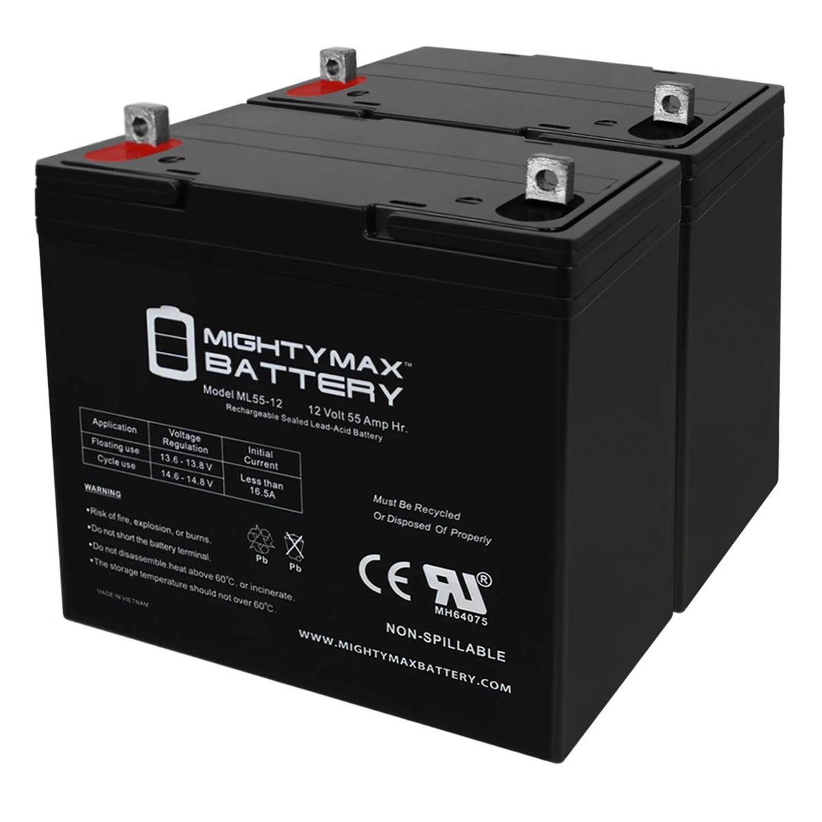 12V 55Ah Deep Cycle Battery G14146