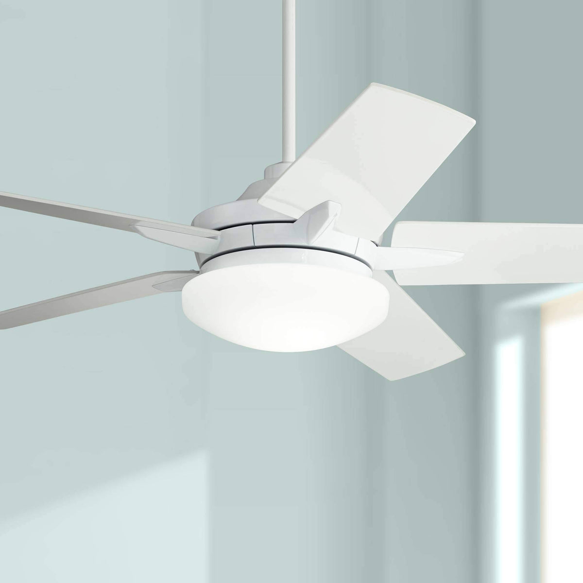 56 inch LED White Ceiling Fan F801