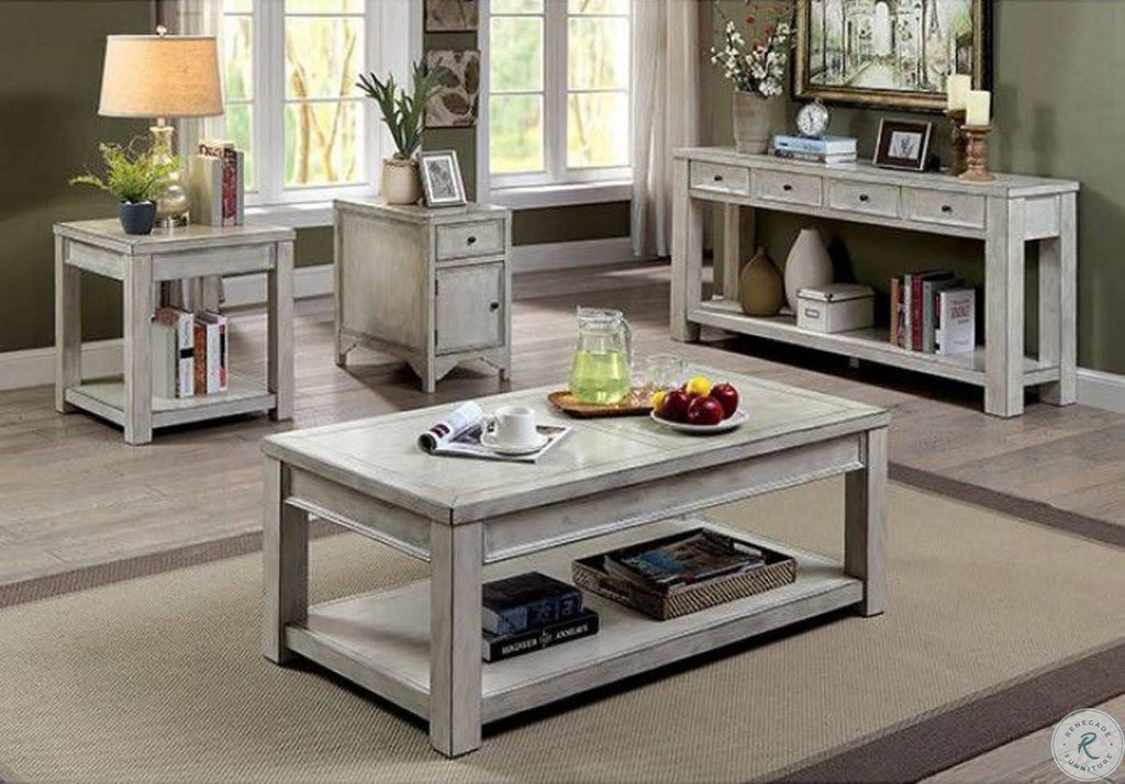 Antique White Sofa Table U770