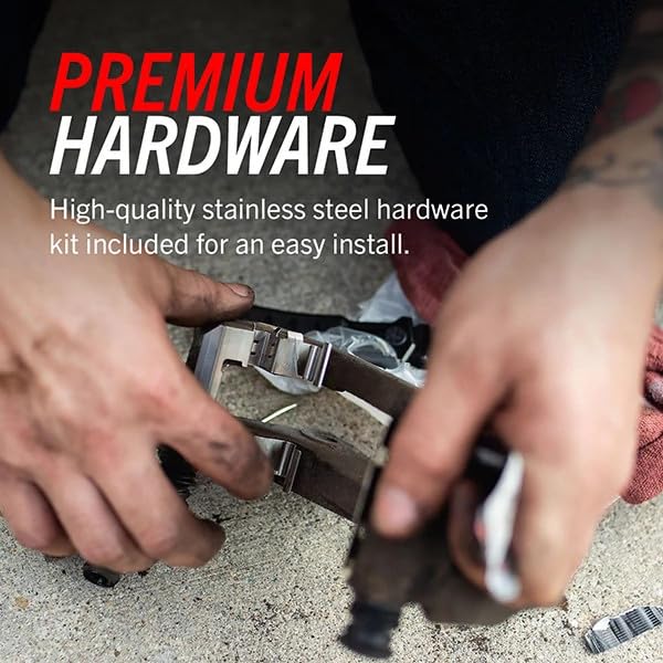 Front Ceramic Brake Pads with Hardware B502