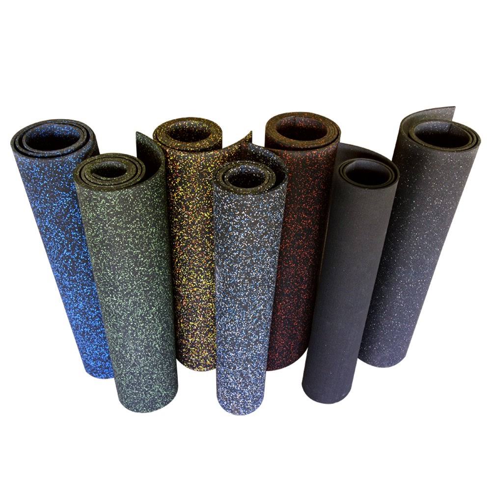 Blue Dot Recycled Rubber Flooring Rolls 156 x 48 x 0.19 in. U485528