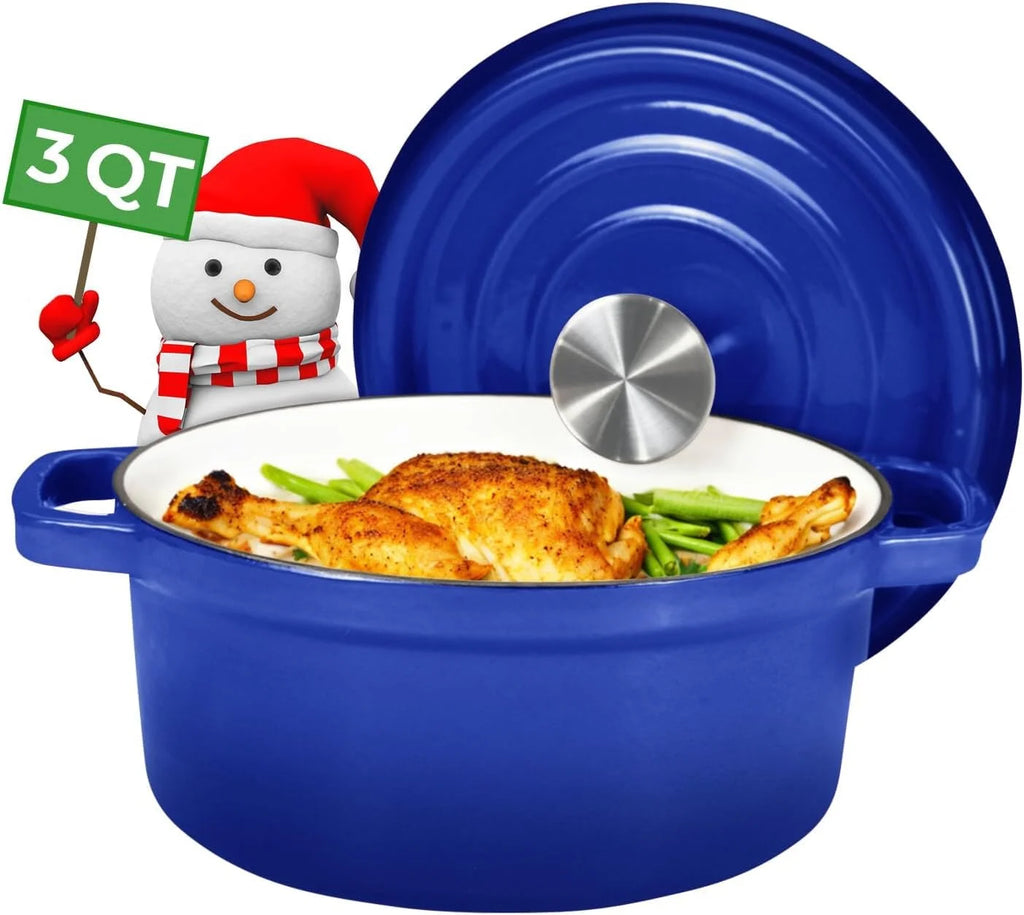 Enameled Cast Iron Cookware Set D830946