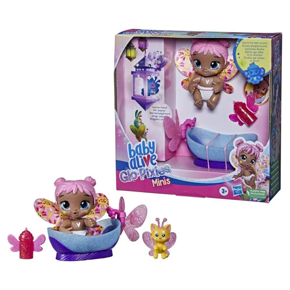 8-Inch Doll Pink Hair Blue Eyes U9628
