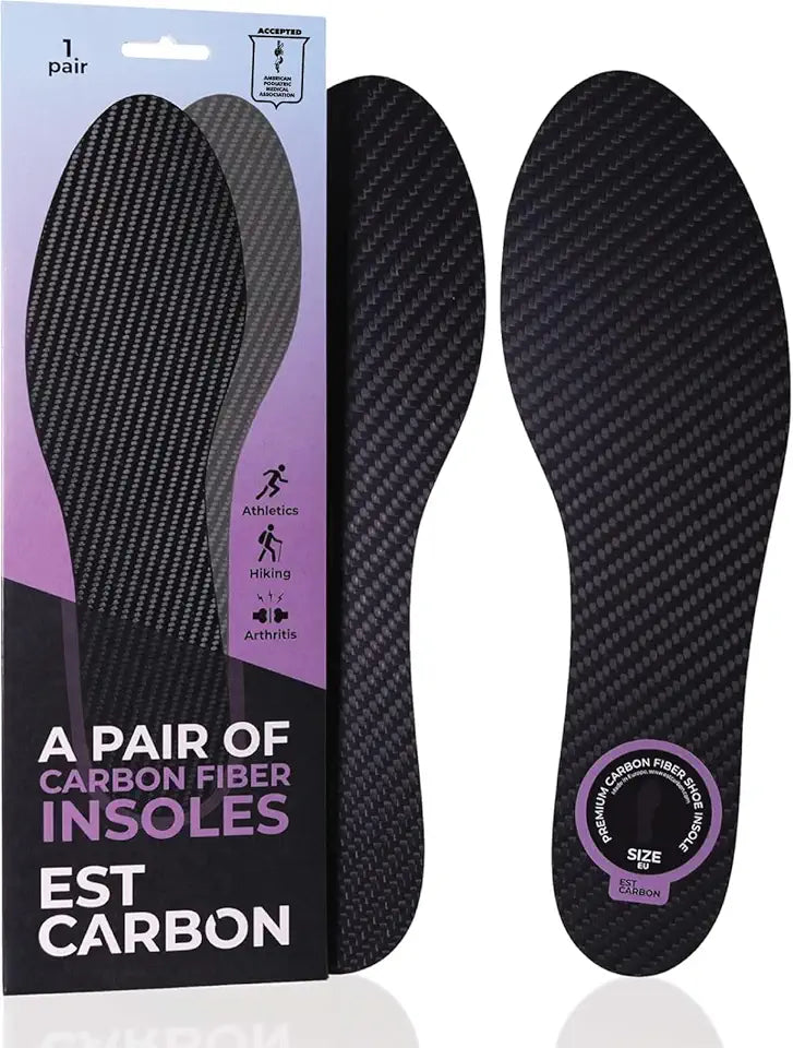 Carbon Fiber Insoles for Men & Women F681