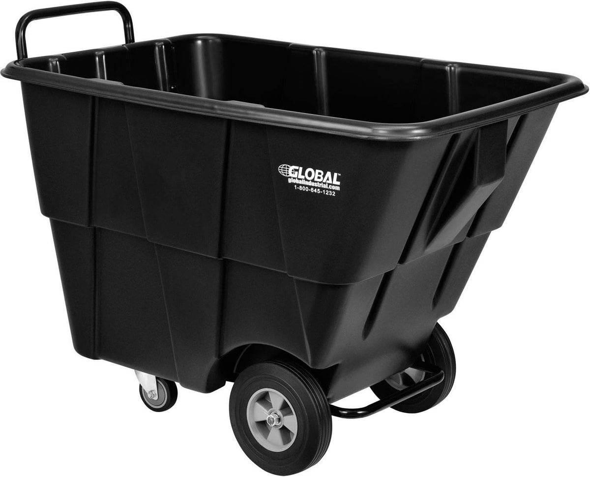 Gray Plastic Tilt Truck 1/2 Cubic Yard Capacity 850 Lb. F122