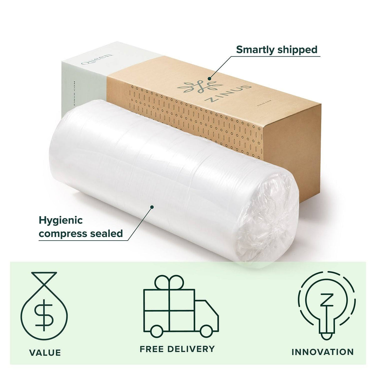 Queen-size Memory Foam Mattress L808483