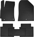 Blue Rubber Car Floor Mats Front and Rear Row Set O680002
