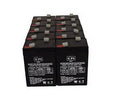 6V 4.5 Ah Medical Replacement Battery 10 Pack E613