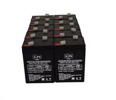 6V 4.5 Ah Medical Replacement Battery 10 Pack E613