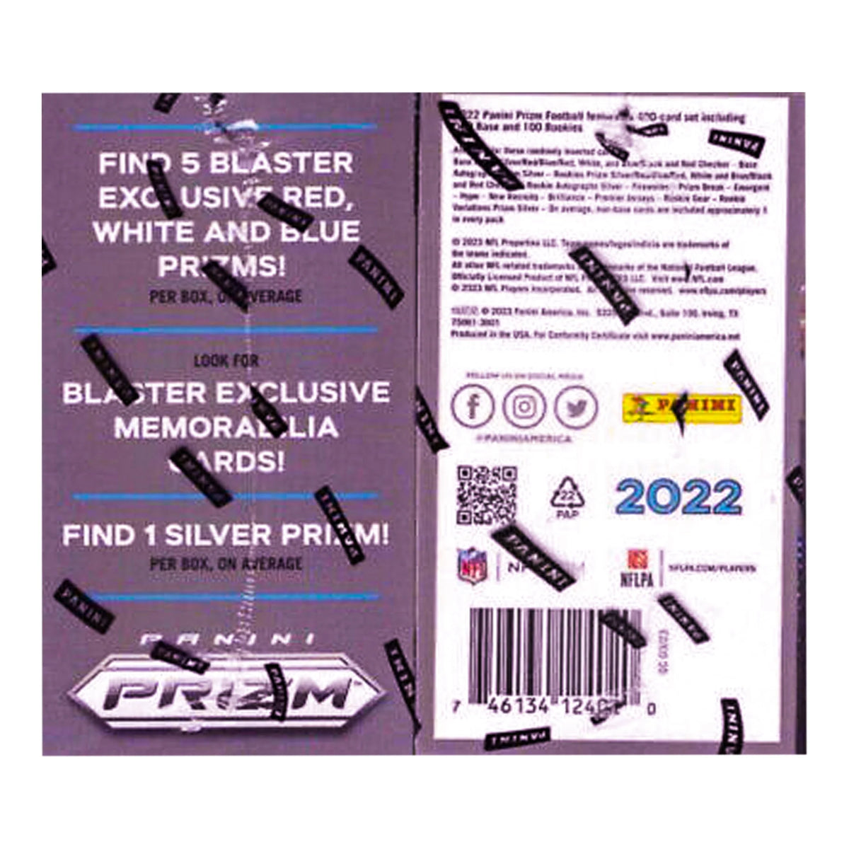 NFL Prizm Football Trading Card Blaster Box D4610