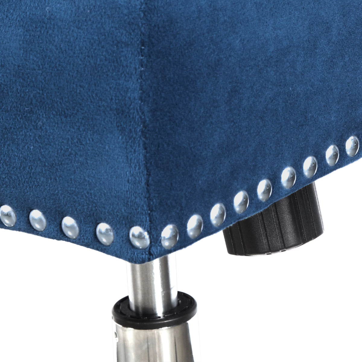 Navy Blue Velvet Office Chair G8303