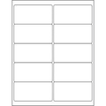 10000 Pack Blank Laser Labels 4x22 x 2x22 (10-up) O8569