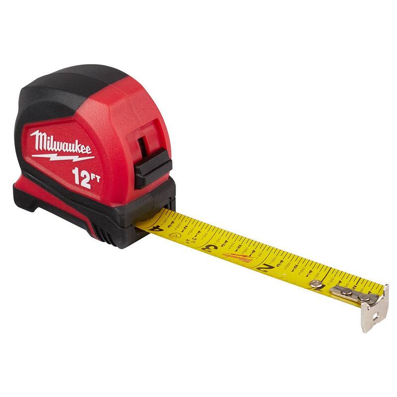 12 ft. Compact Tape Measure with Folding Utility Knife C321520