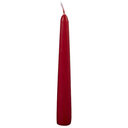 24 Pack Red 8x22 Taper Candle J627090