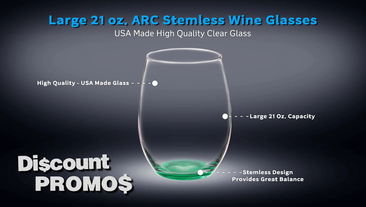 Stemless Wine Glasses Set V793