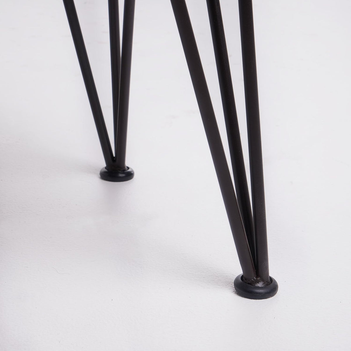 Teak Finish Iron and Acacia Wood Bench G47567