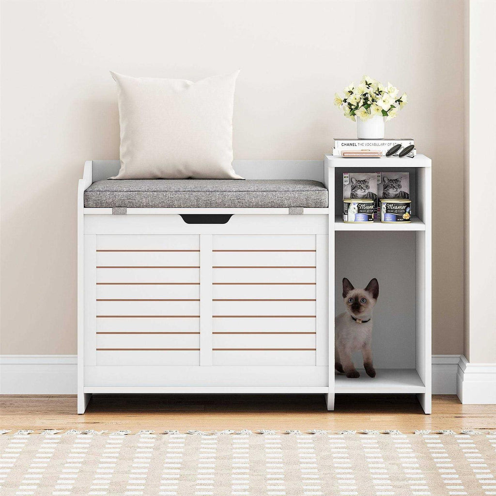 Litter Box Enclosure with Cushion V90198