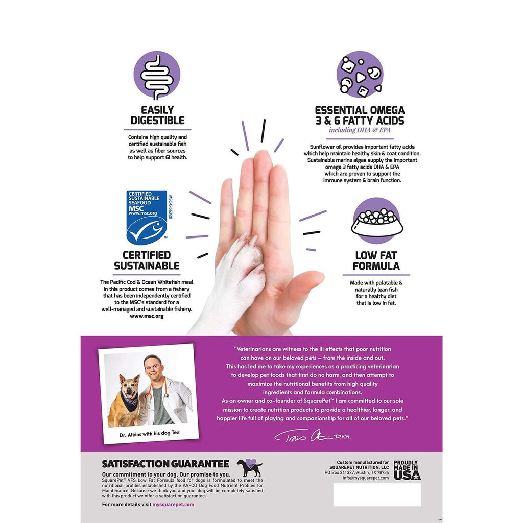 Low Fat Formula Dry Dog Food A1610