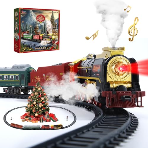 Electric Train Set with Smoke, Sound and Lights C233