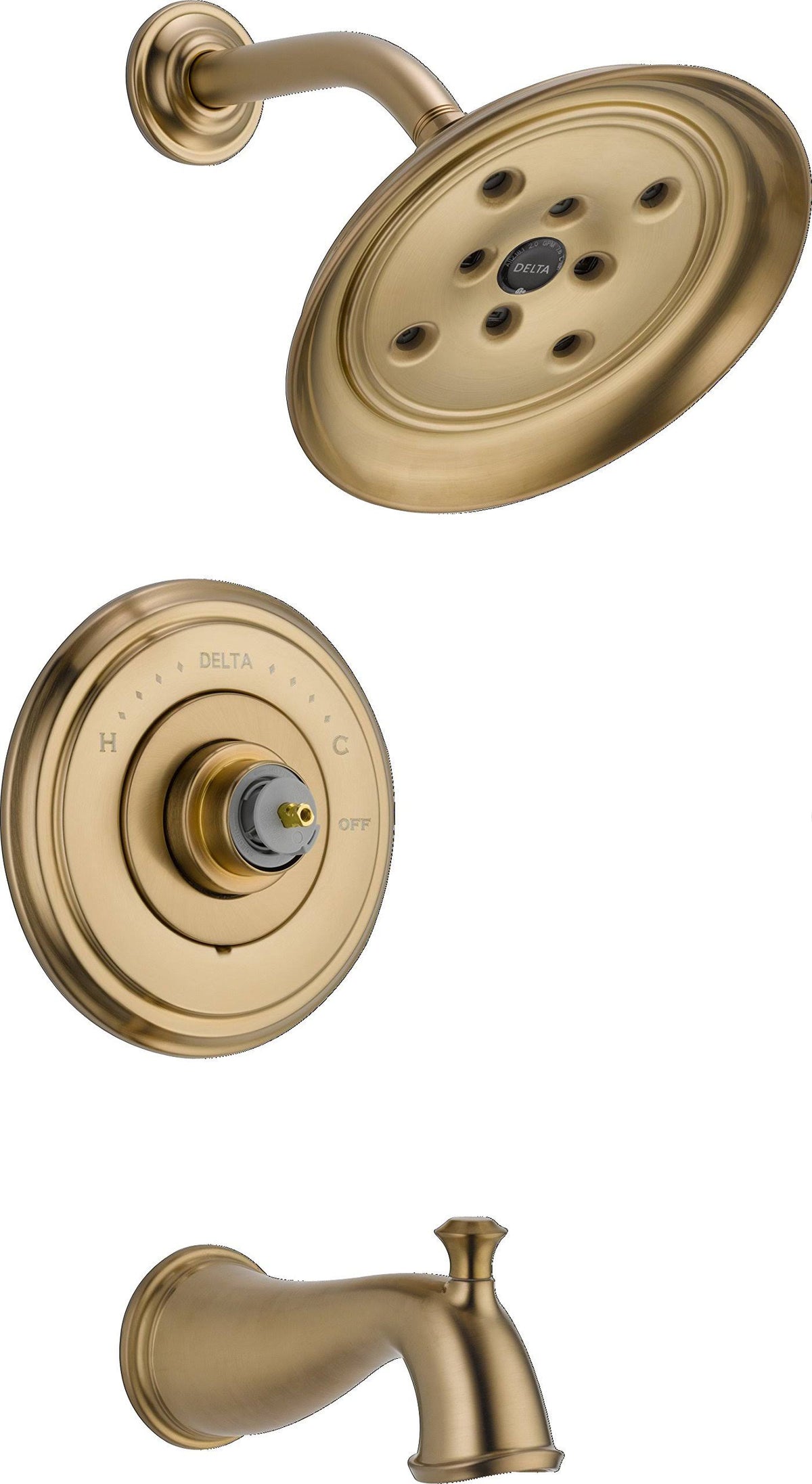 Champagne Bronze Tub and Shower Trim C346696