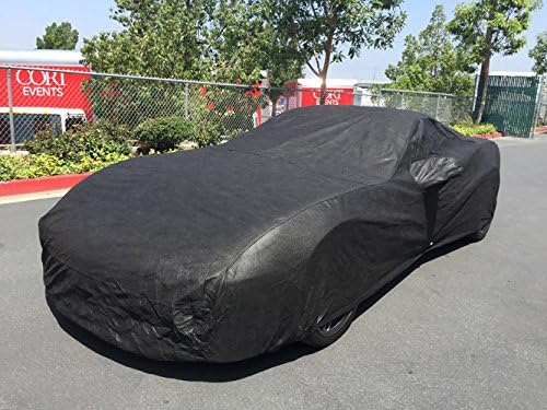 5 Layer Heavy Duty Waterproof Black Car Cover T2210