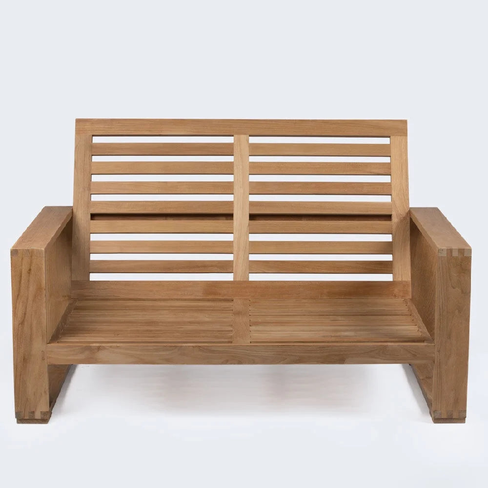 Grade A Teak 60in Patio Bench, Seats 2, Weather Resistant S697