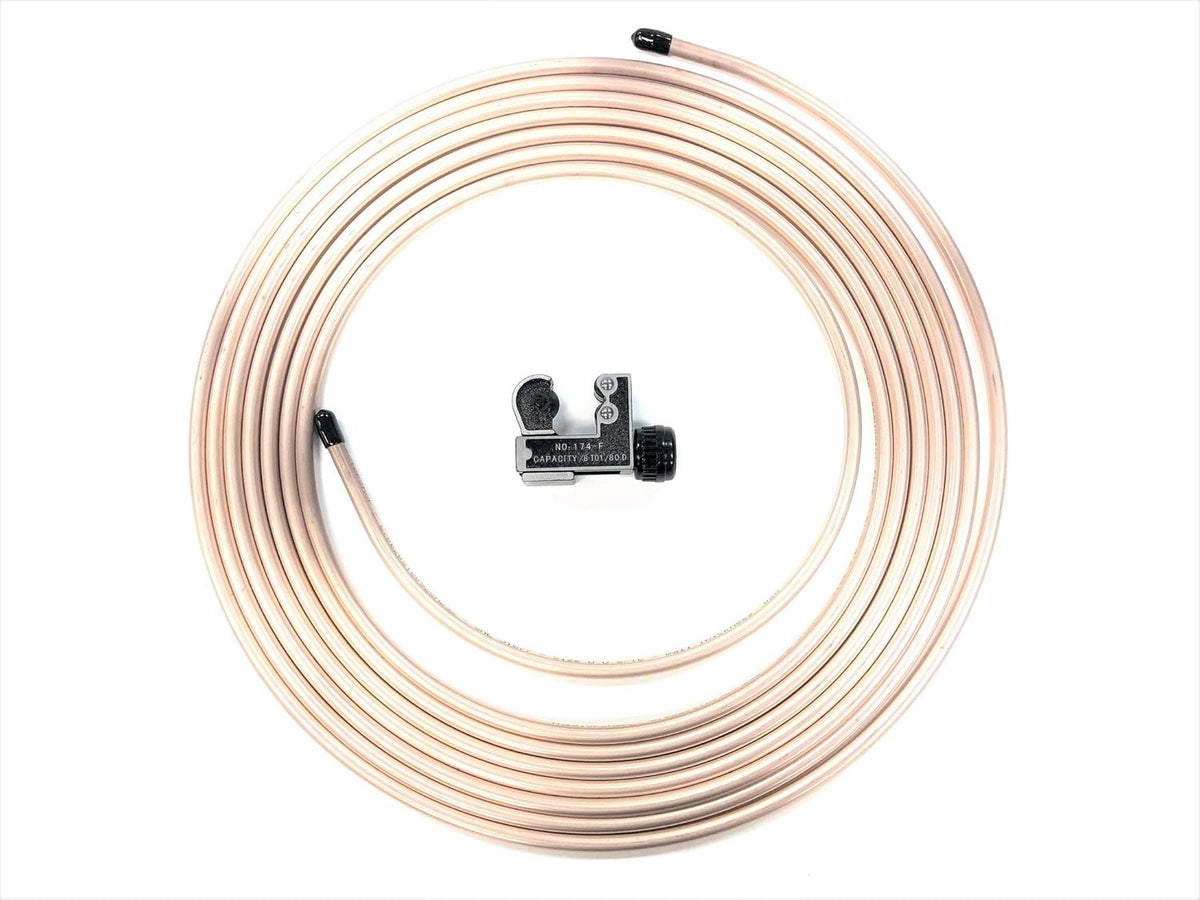 5/16" Copper Nickel Roll of Tube - 25 ft. w/Tube cutter Pack of 2 M930