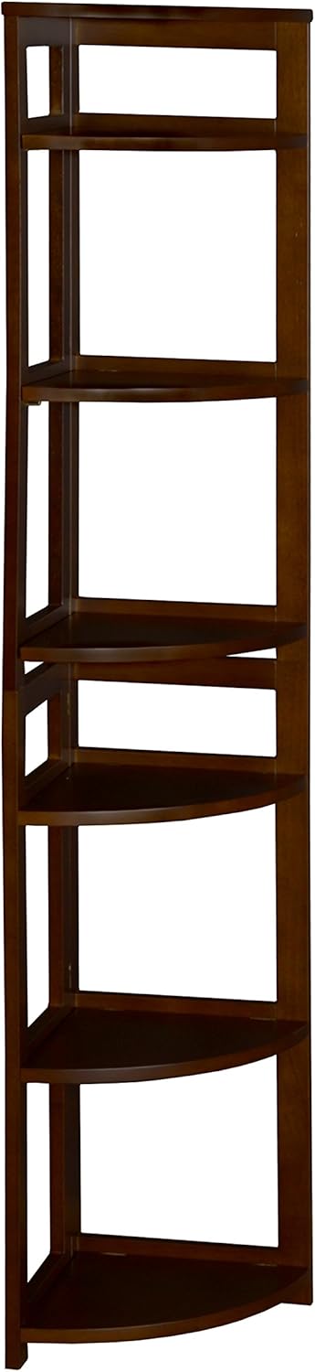 67-inch High Corner Folding Bookcase G328